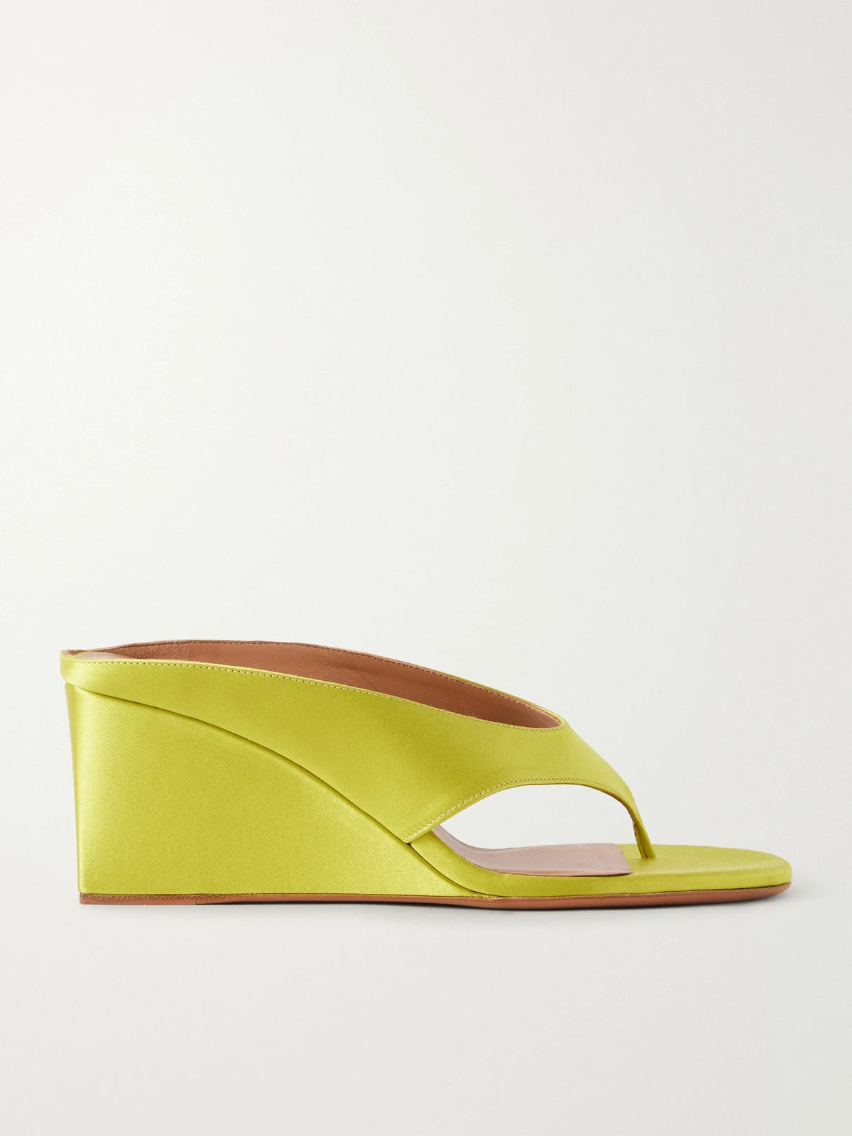 Tong 75 Satin Wedge Sandals