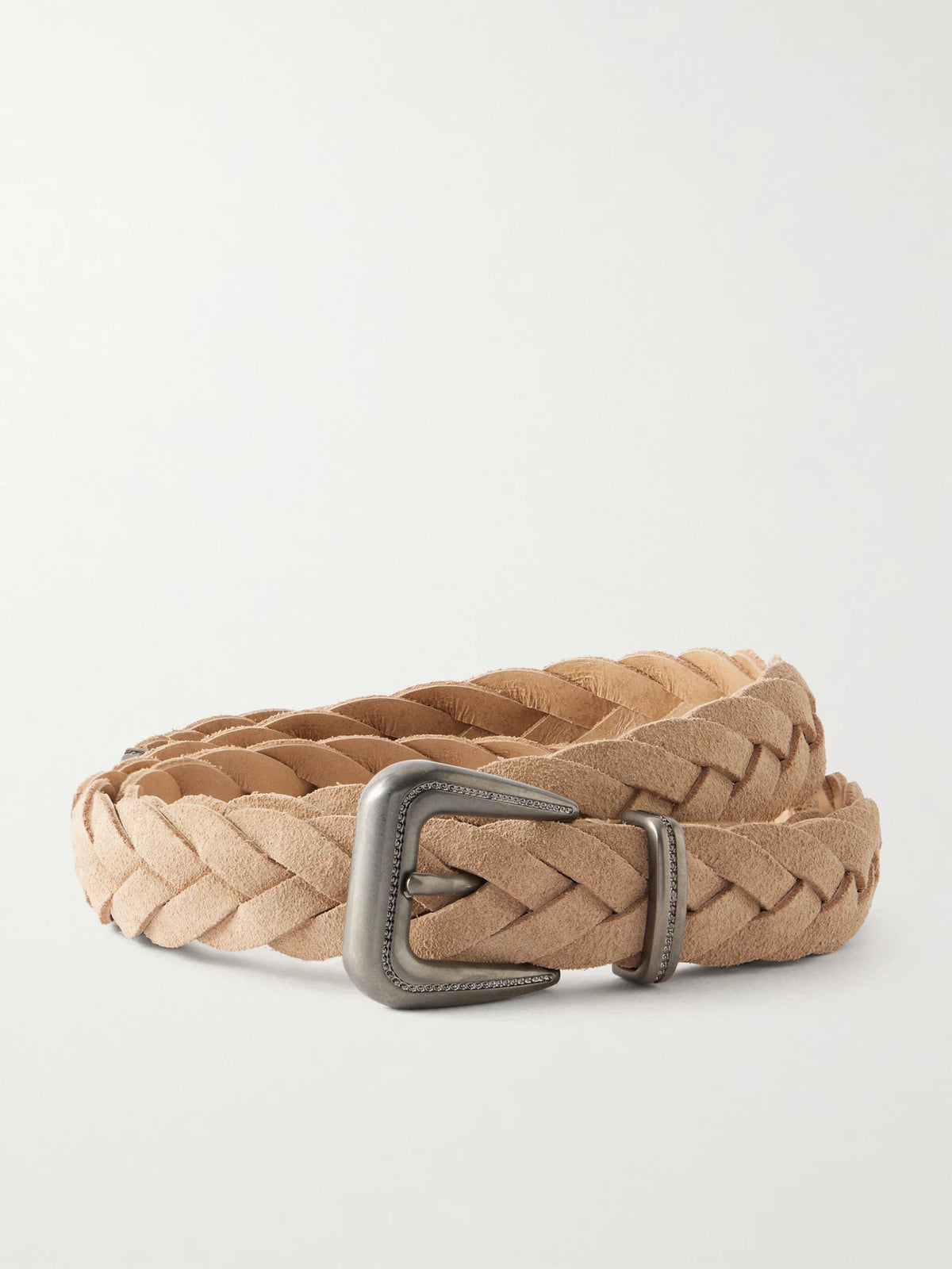 Braided Suede Belt