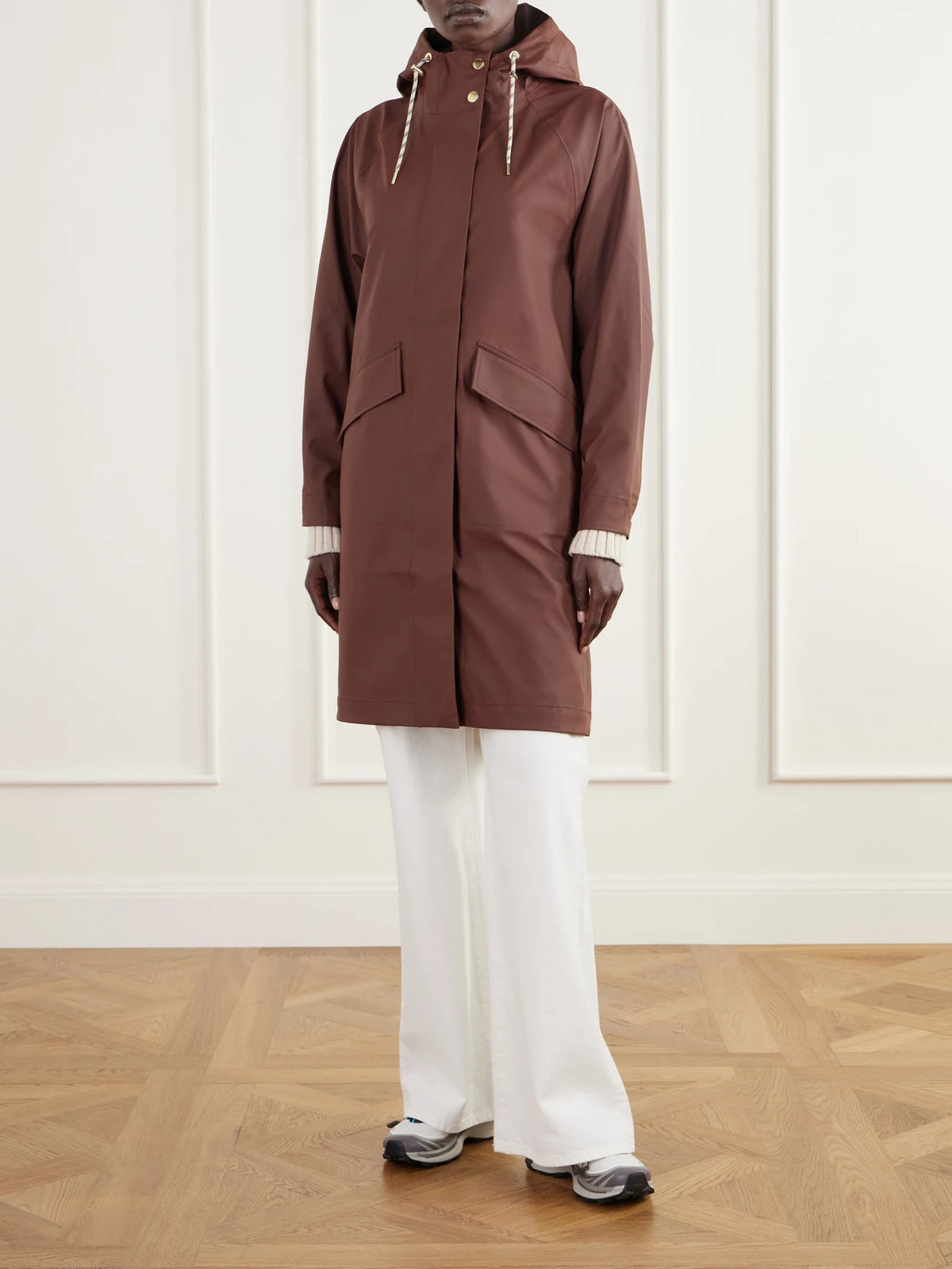Varley Tovera Hooded Laminated-shell Jacket