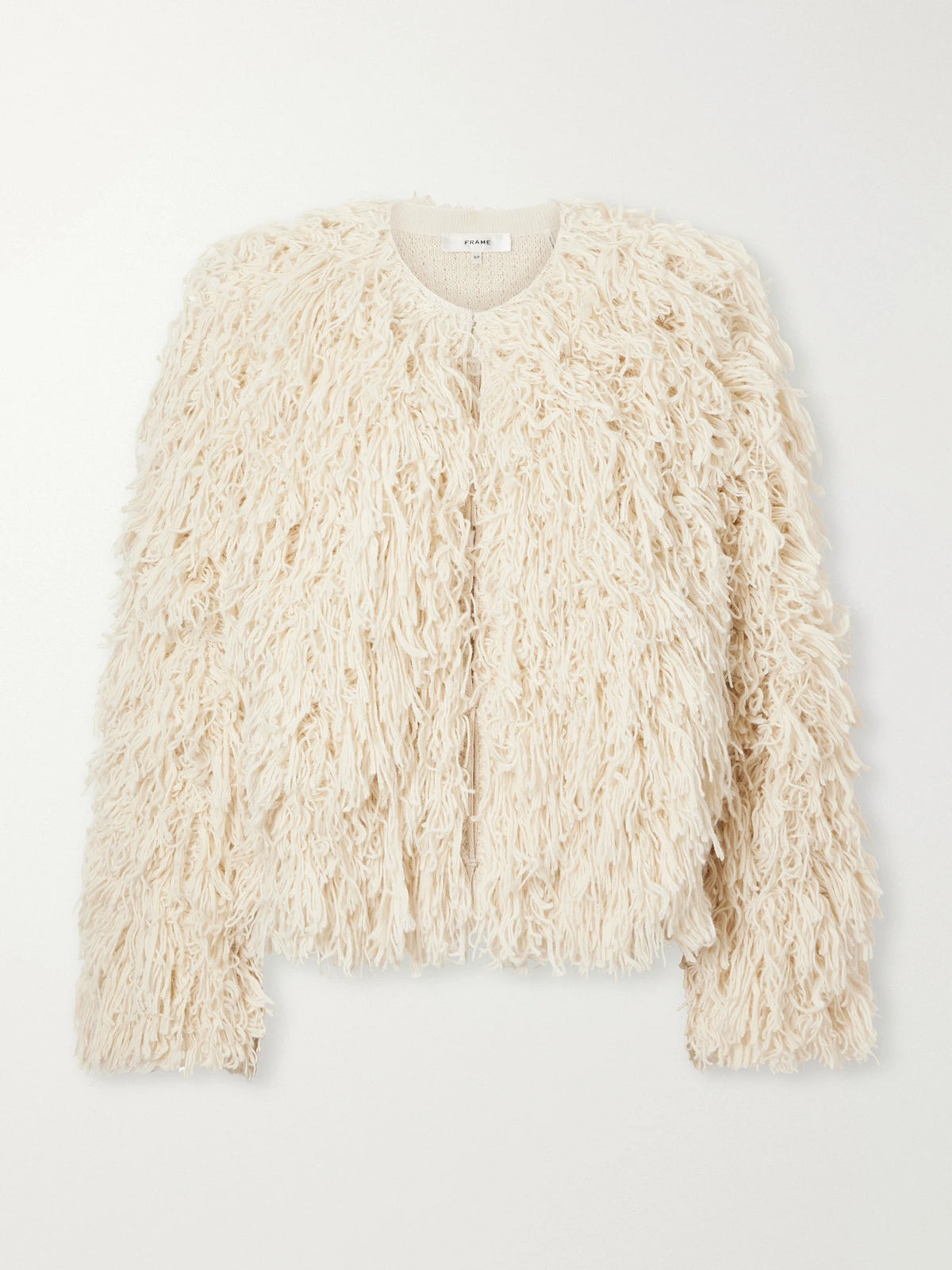 FRAME The Fringe Alpaca Wool-blend Jacket