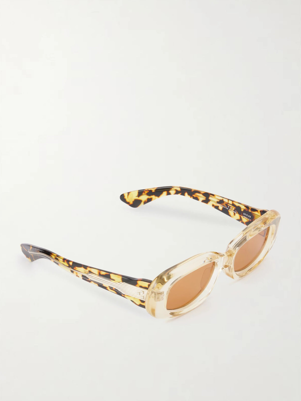 Ann Oval-frame Tortoiseshell Acetate Sunglasses