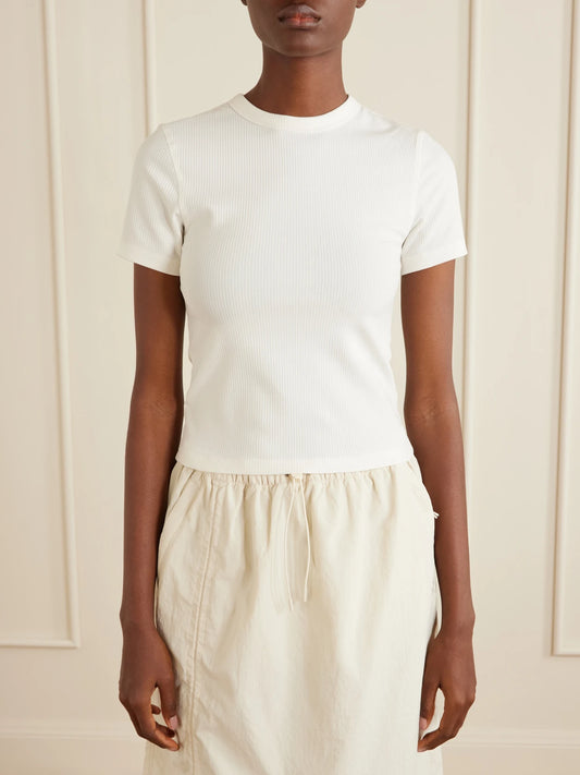 All-day Rib Lyocell And Cotton-blend T-shirt