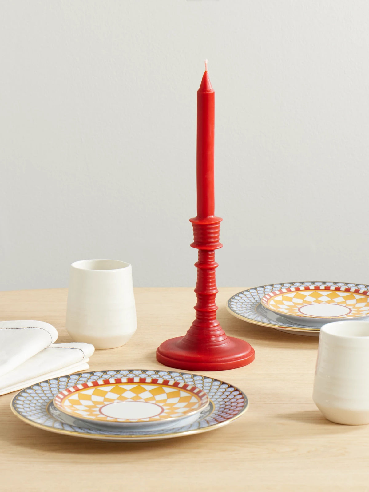 Image of Perfumes & Colognes. Product name - Tomato Leaves Scented Candle, 350g in Red colour by brand - LOEWE PERFUMES