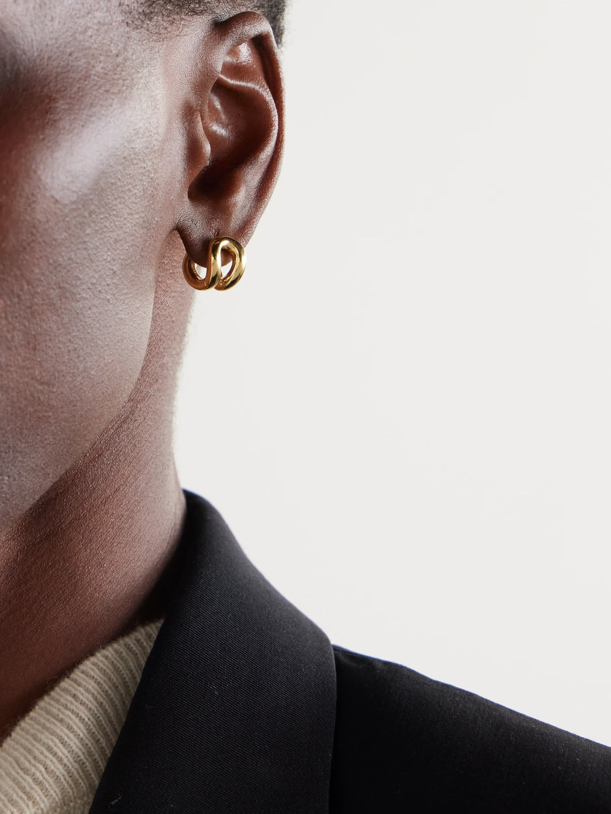 Image of Earrings. Product name - The Asta Gold-plated Earrings in Multi colour by brand - LIÉ STUDIO