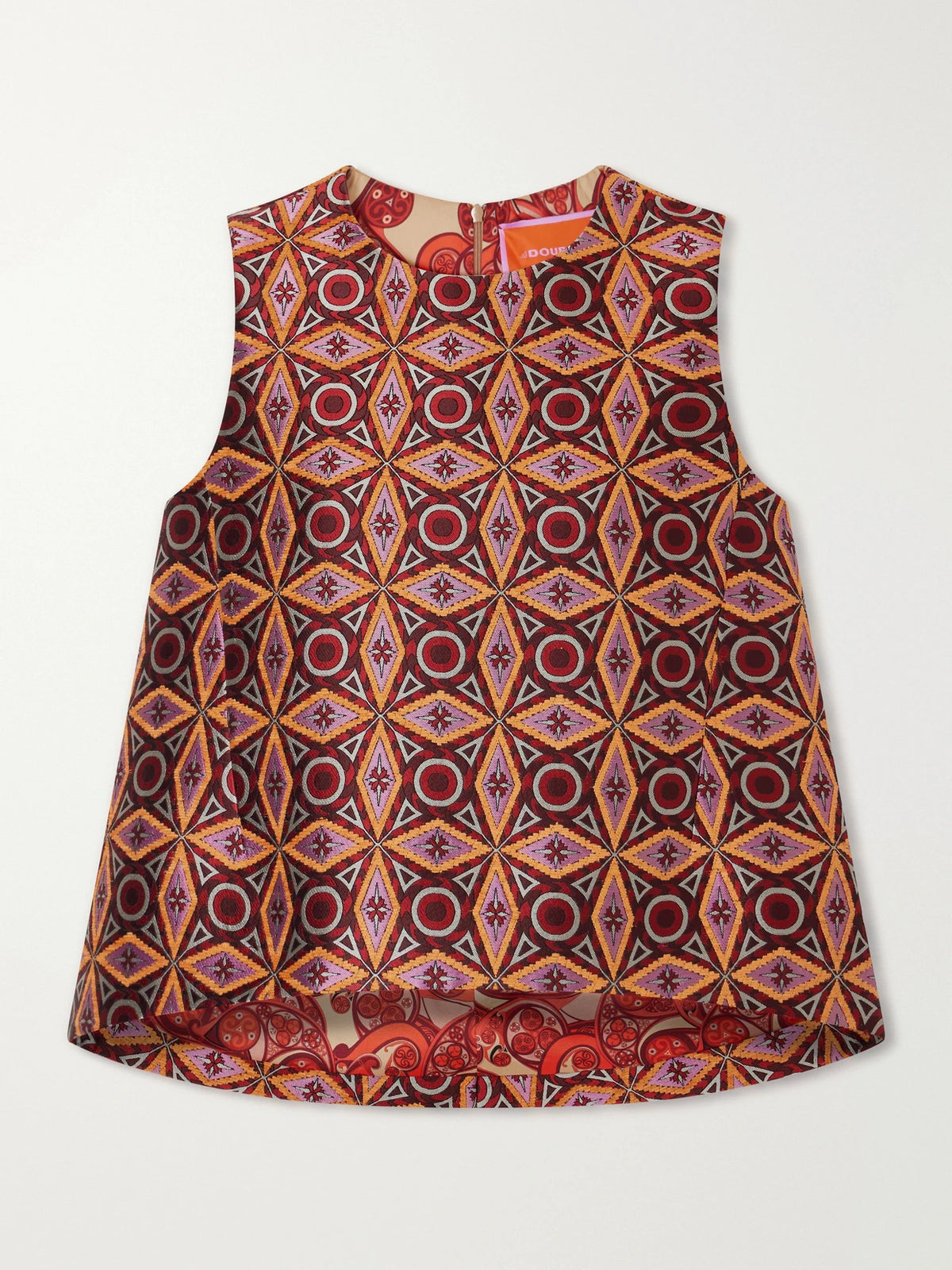 DoubleJ La Scala Jacquard-twill Top