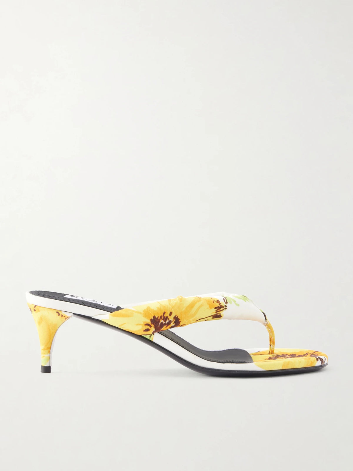 Tong 55 Patent Leather-trimmed Sandals