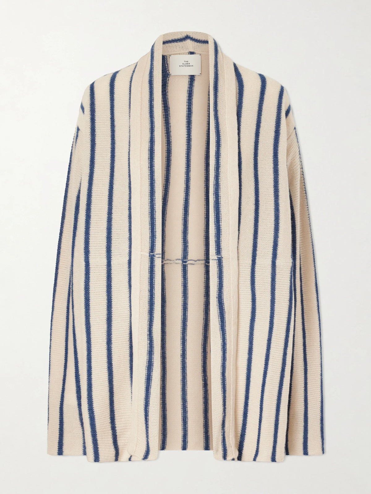 Striped Knitted Cashmere Cardigan