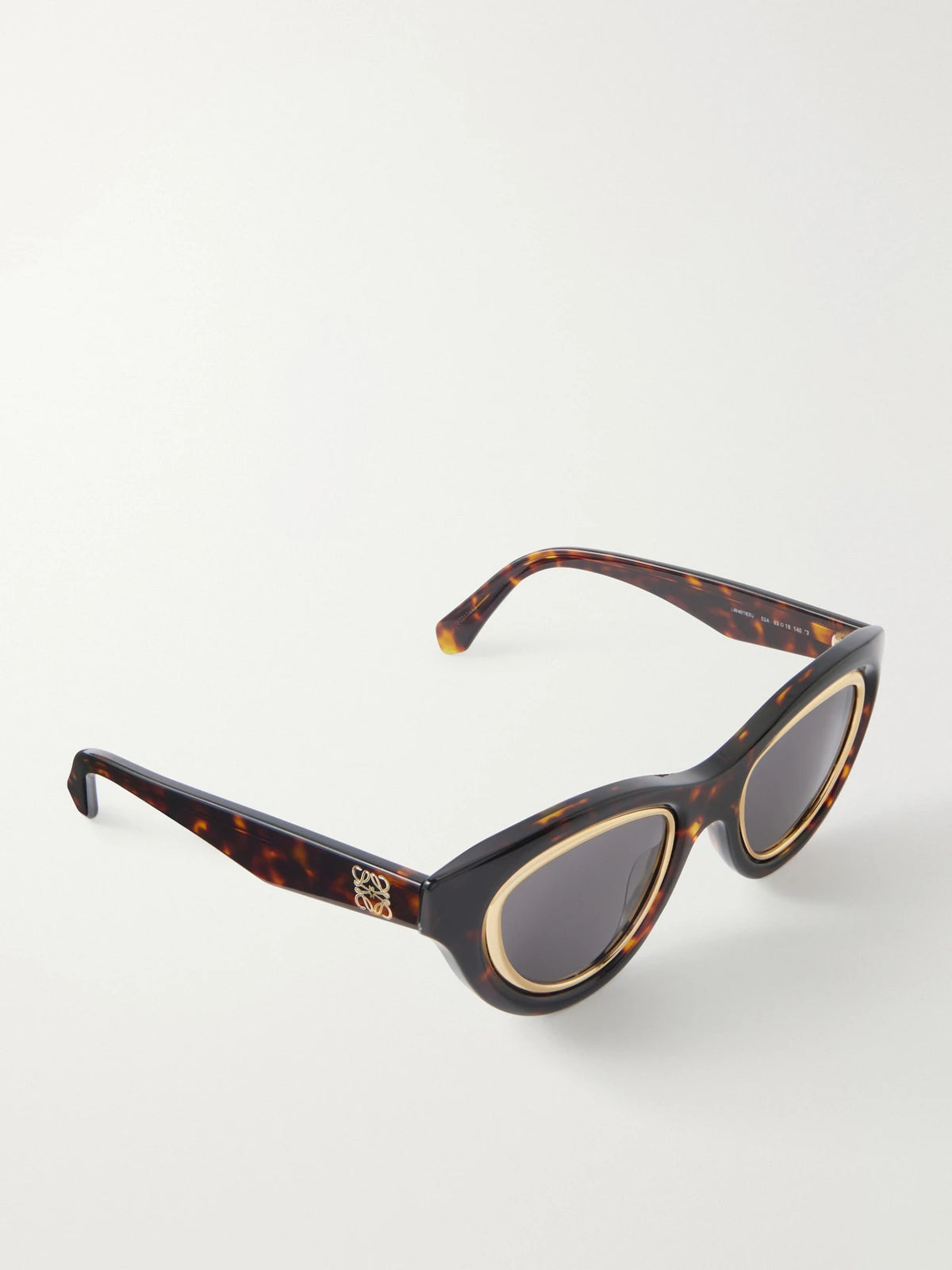 Anagram Cat-eye Tortoiseshell Acetate And Gold-tone Sunglasses