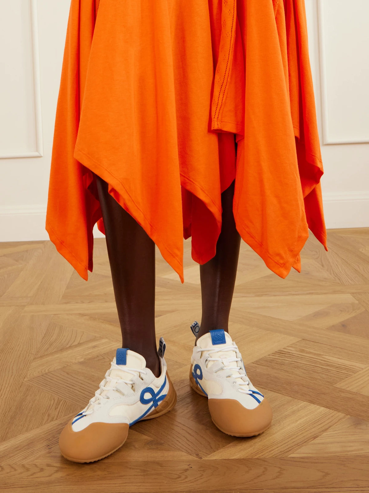 Grip Tpu And Shell-trimmed Suede Sneakers