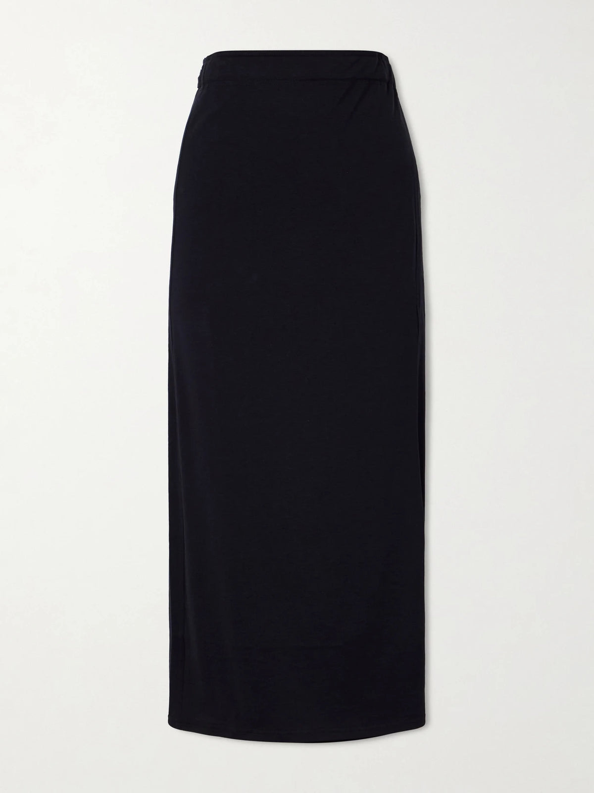 Organic Cotton And Silk-blend Wrap Midi Skirt