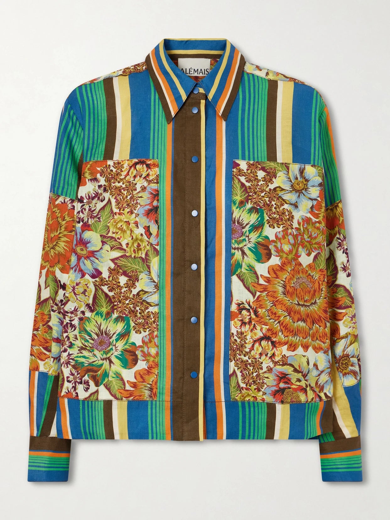 Charlie Printed Linen Shirt