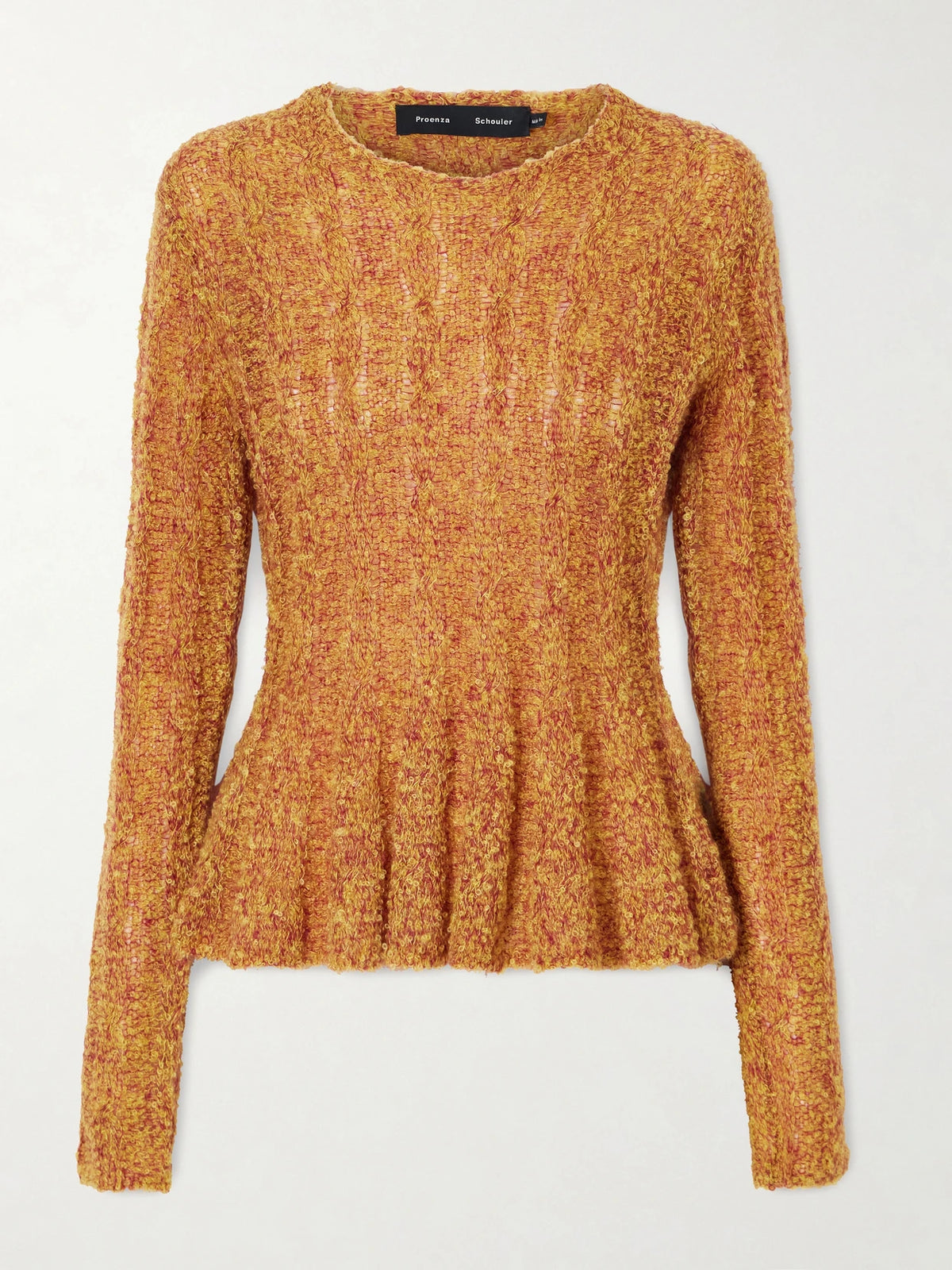 Proenza Schouler Joelle Cable-knit Mohair-blend Sweater