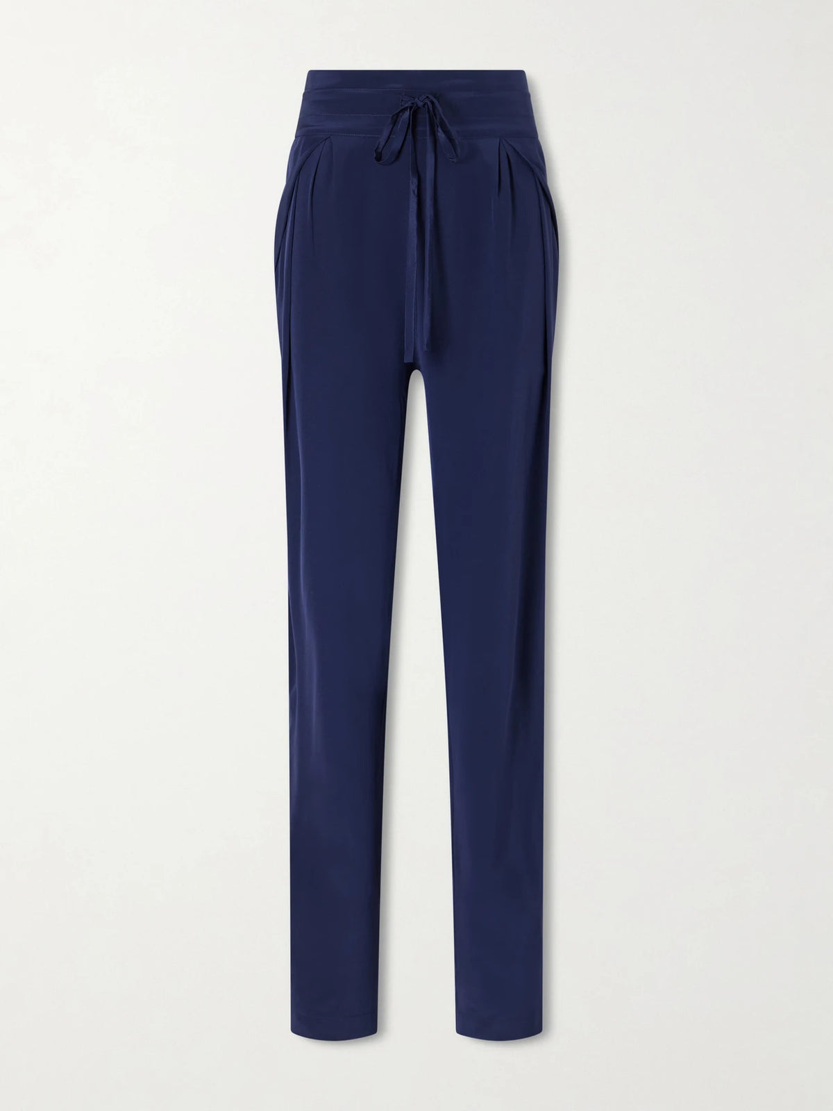 The Vardar Silk-blend Straight-leg Pants