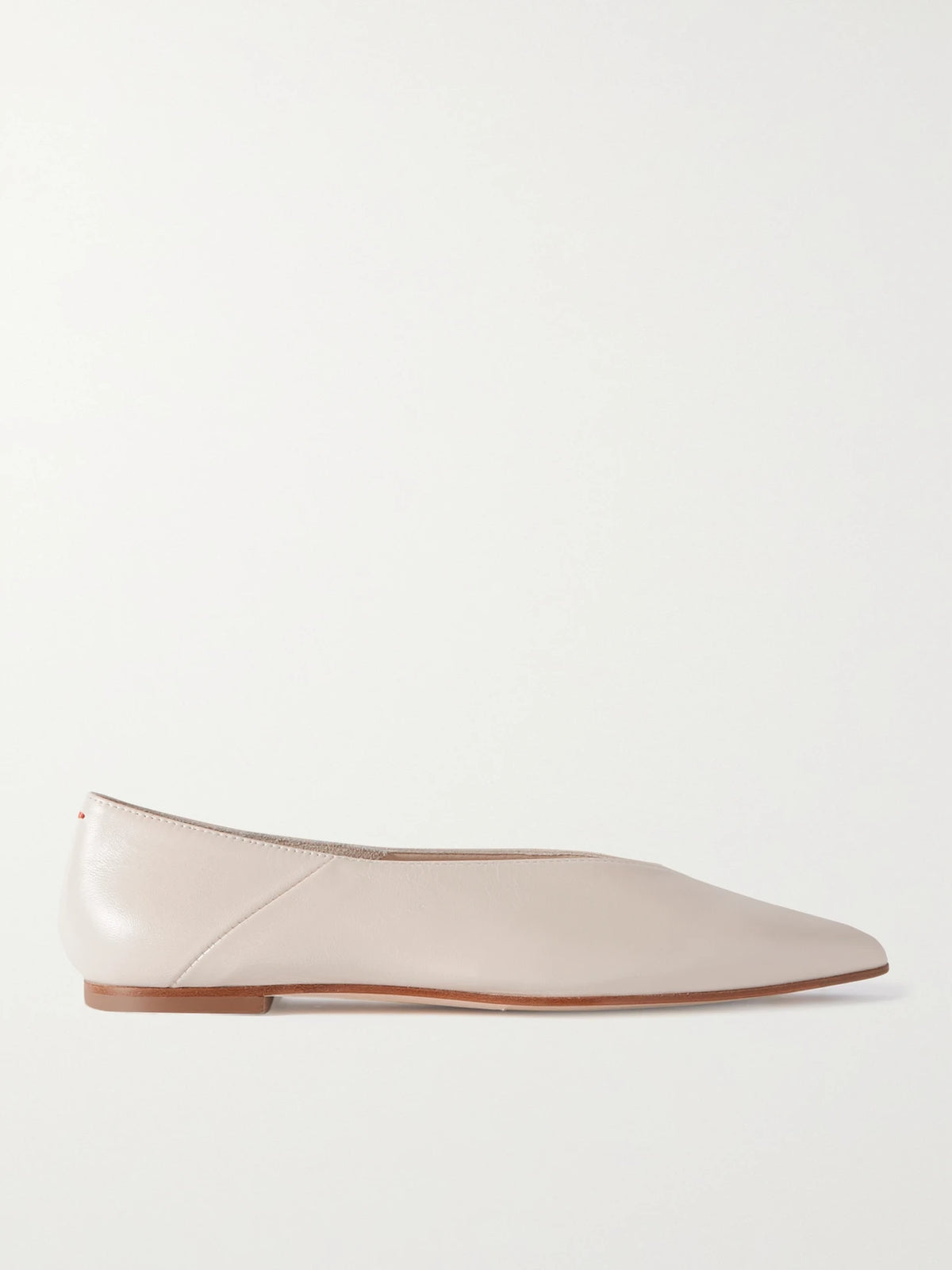 Moa Leather Point-toe Flats