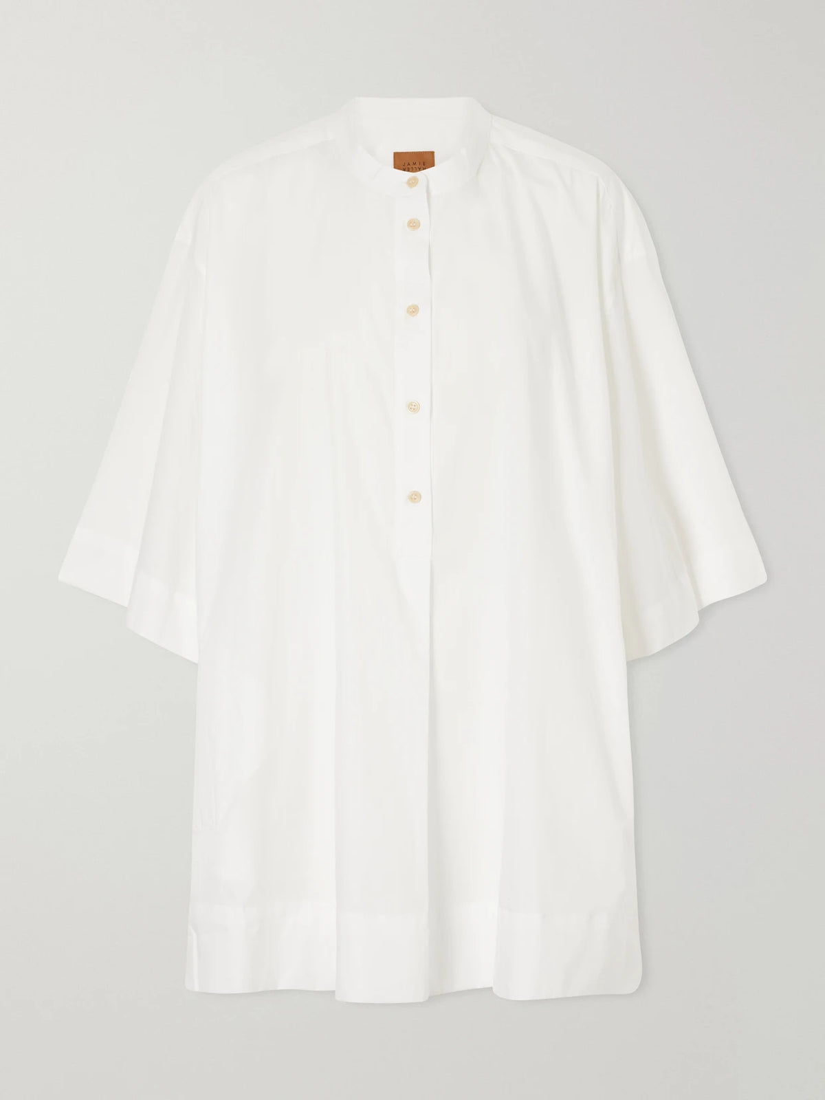 Jamie Haller Caftan Cotton Mini Dress