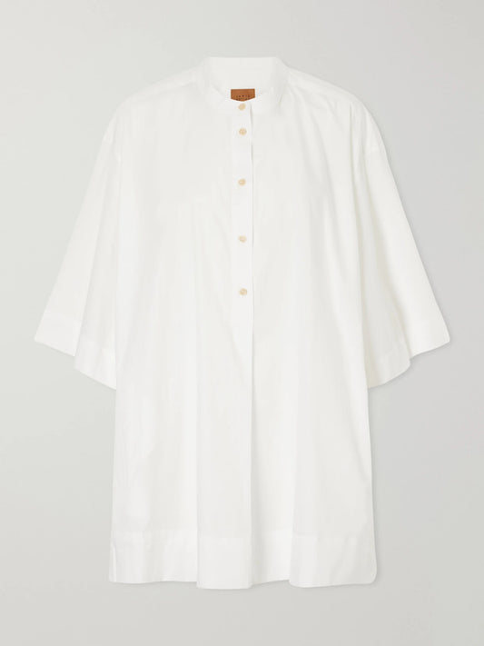 Jamie Haller Caftan Cotton Mini Dress