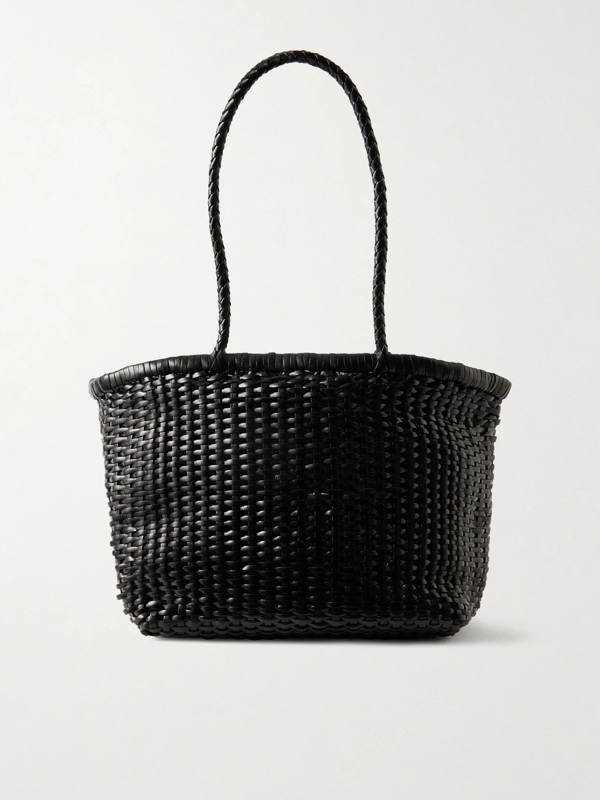 B Weave Small Woven Leather Tote