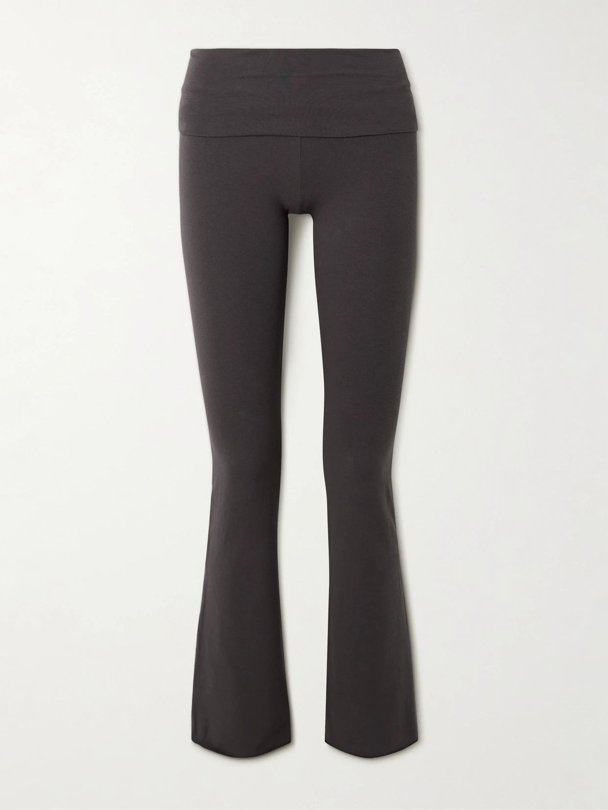 Stretch-cotton Jersey Foldover Pants - Iron