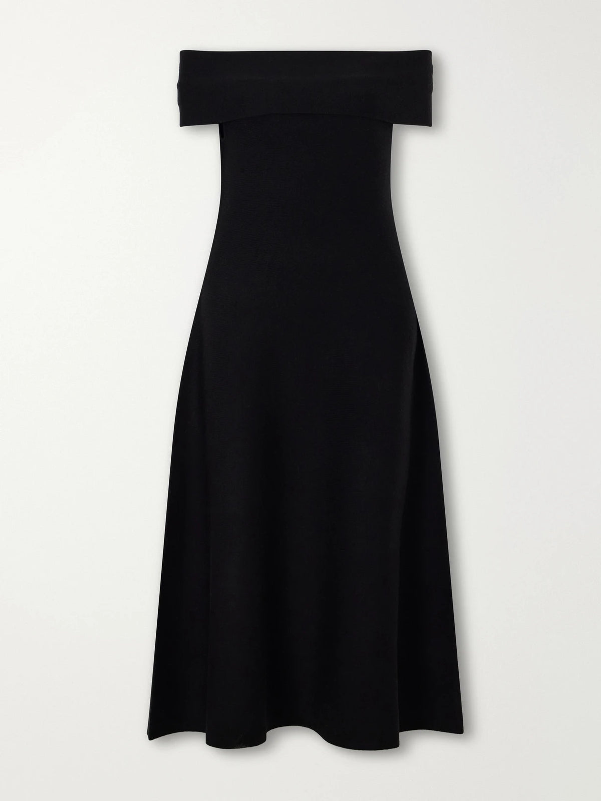 SIMKHAI Camilla Wool Off-the-shoulder Midi Dress