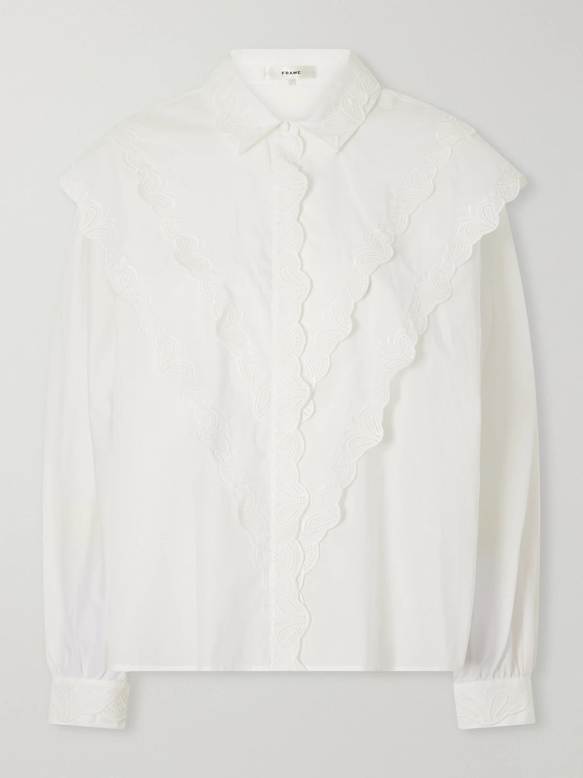 FRAME The Equestrian Cotton-poplin Shirt
