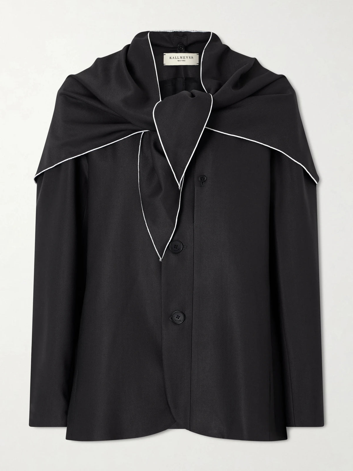 KALLMEYER Jamie Tie-detailed Cady Blazer