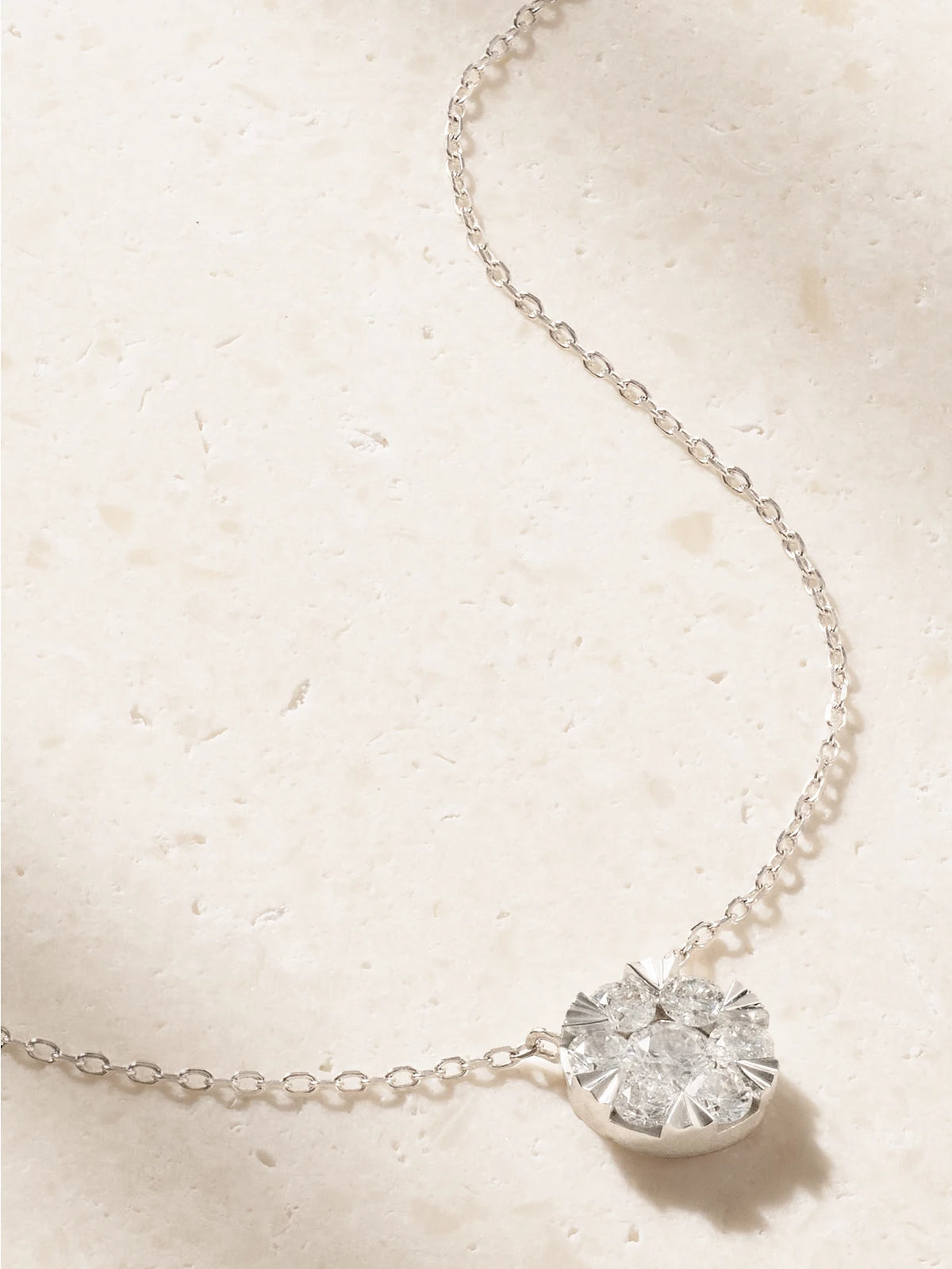 Persée 18-karat White Gold Diamond Necklace