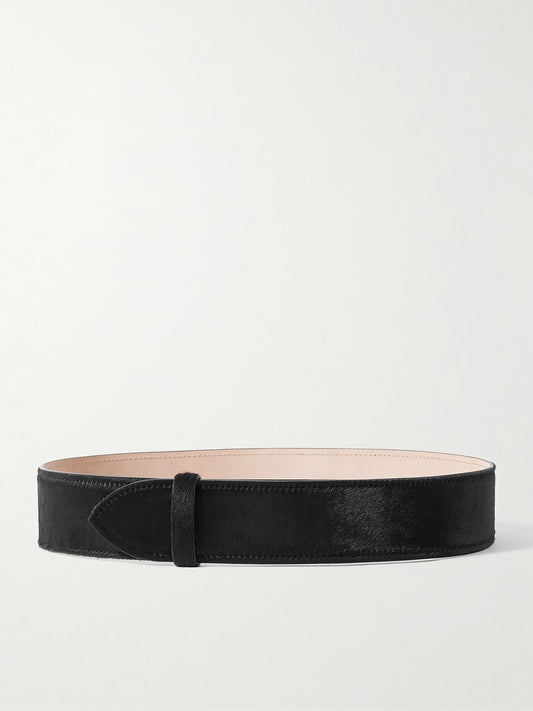 KHAITE Theo Calf Hair Waist Belt