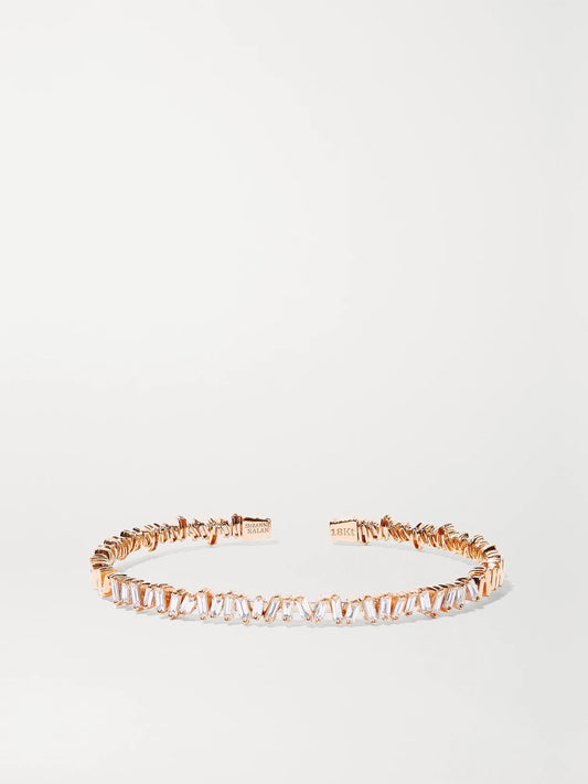 18-karat Rose Gold Diamond Cuff