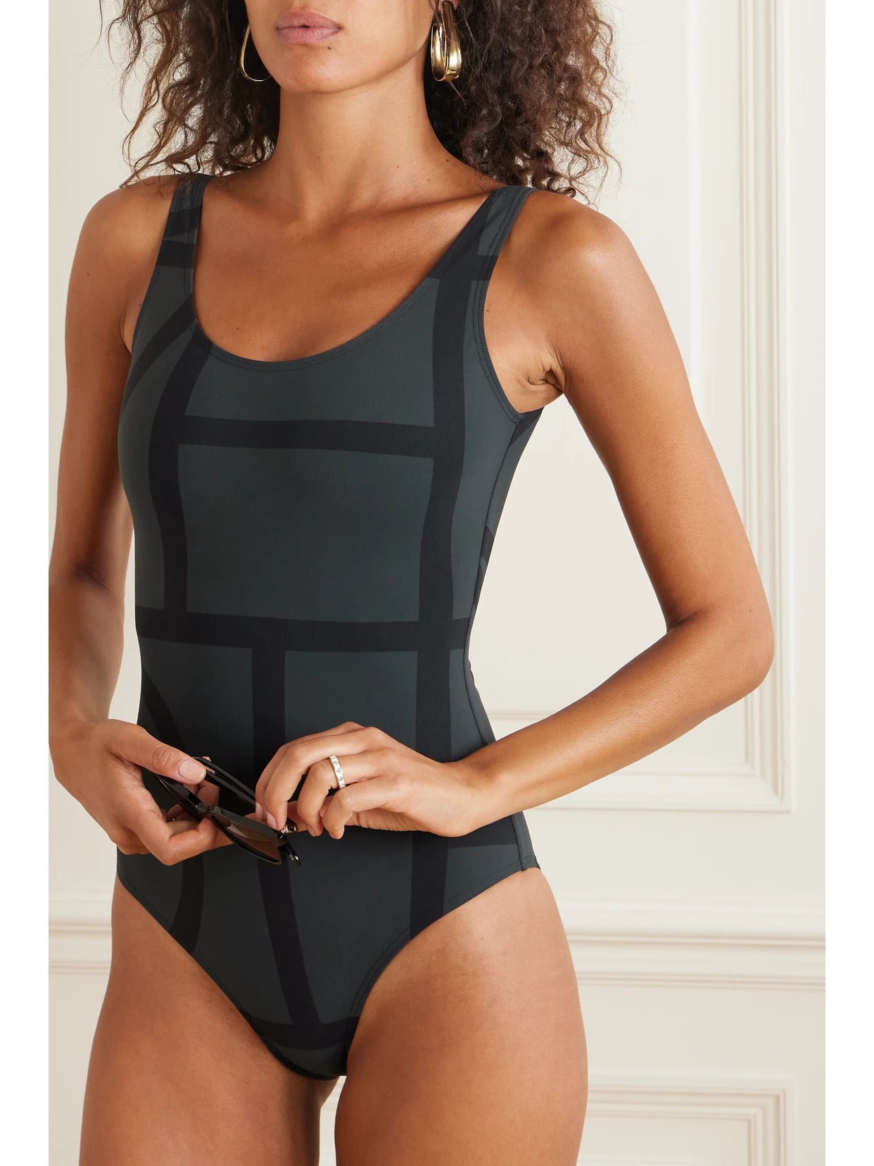 Monogram Printed Recycled Swimsuit