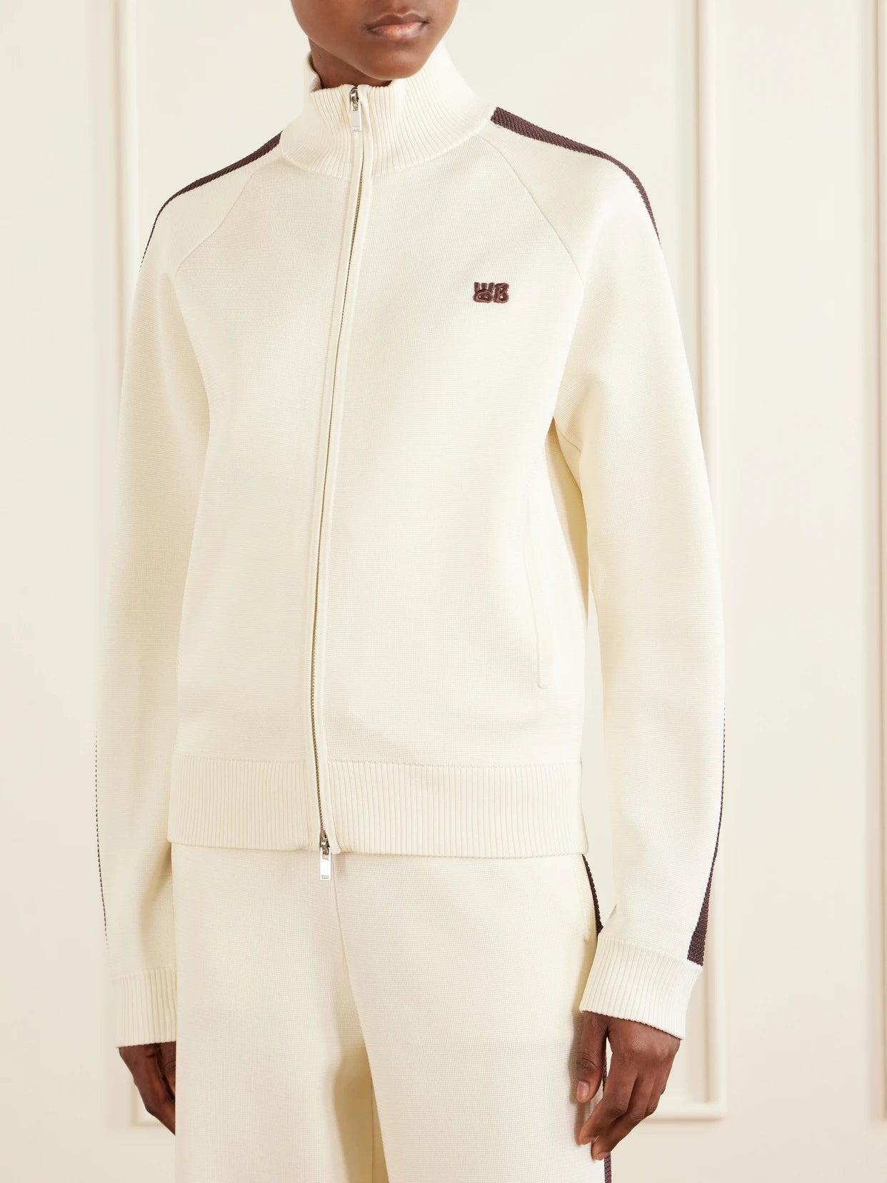 Tide Logo-embroidered Knitted Jacket