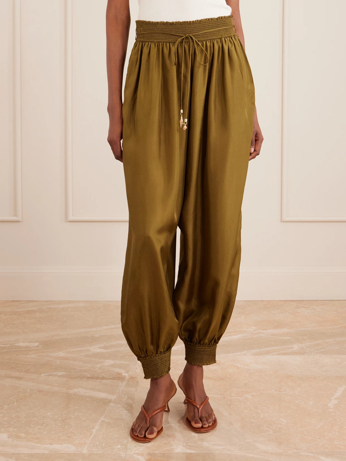 Zimmermann Mahon Silk Balloon Pants