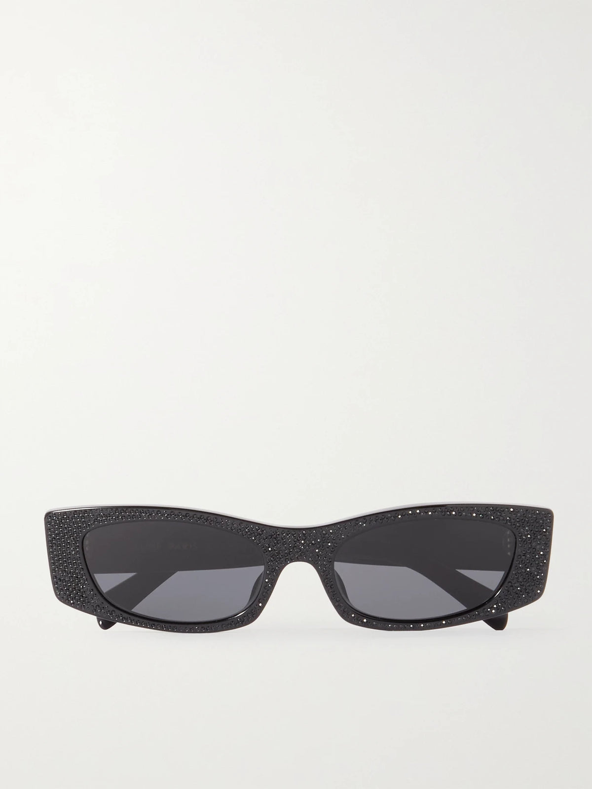 Animation Crystal-embellished Cat-eye Acetate Sunglasses