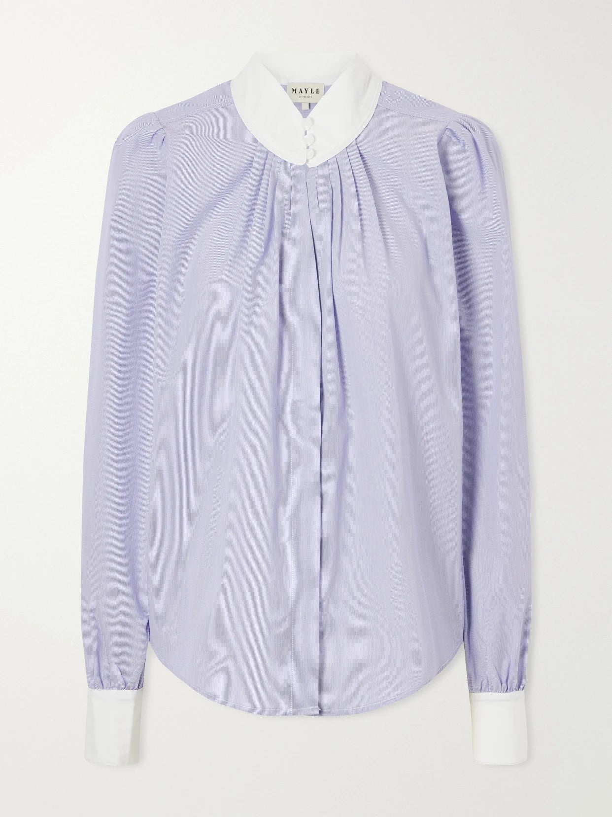 Val D'isere Striped Cotton Blouse