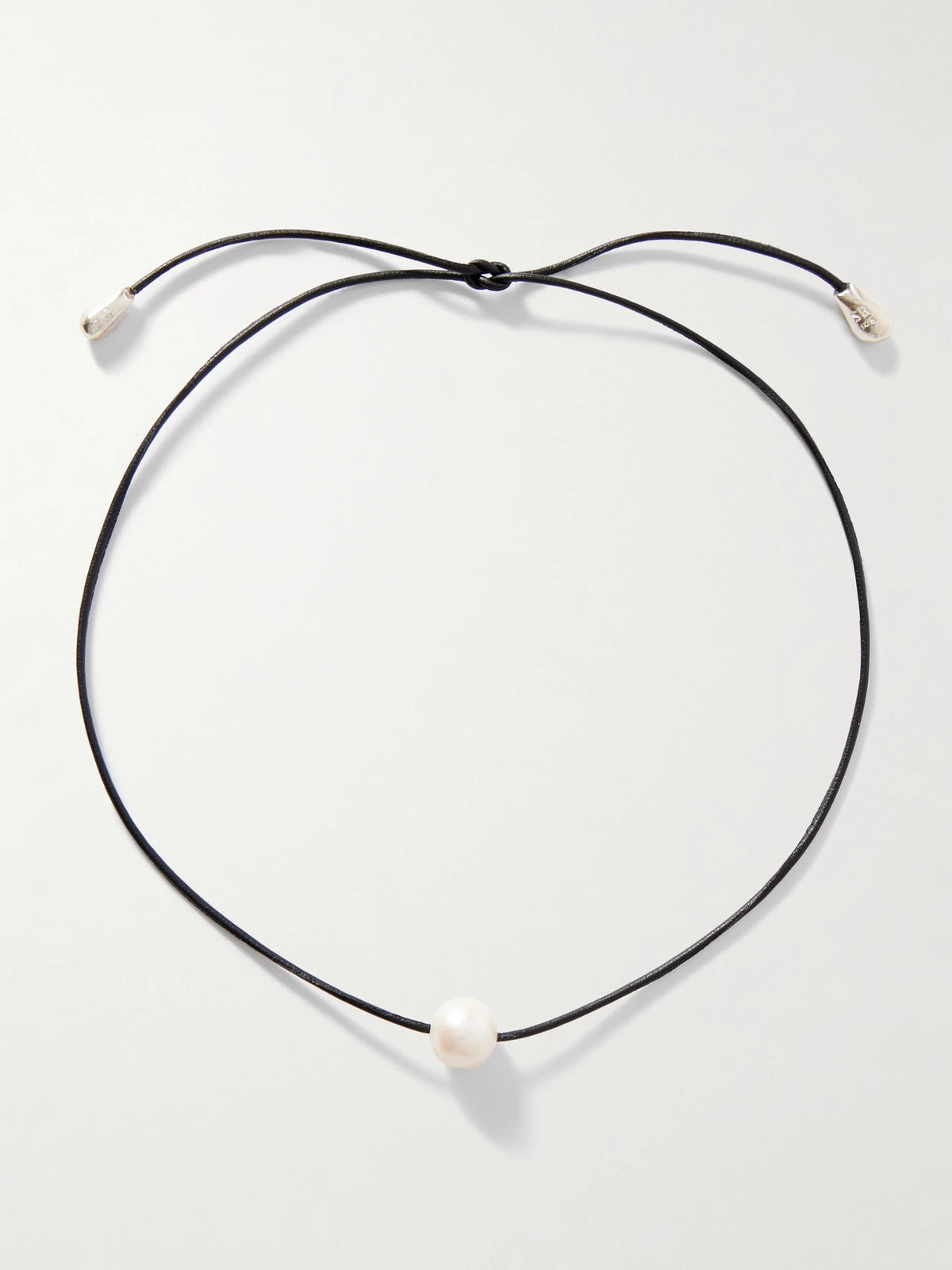 Circe Silver Pearl Vegan Necklace