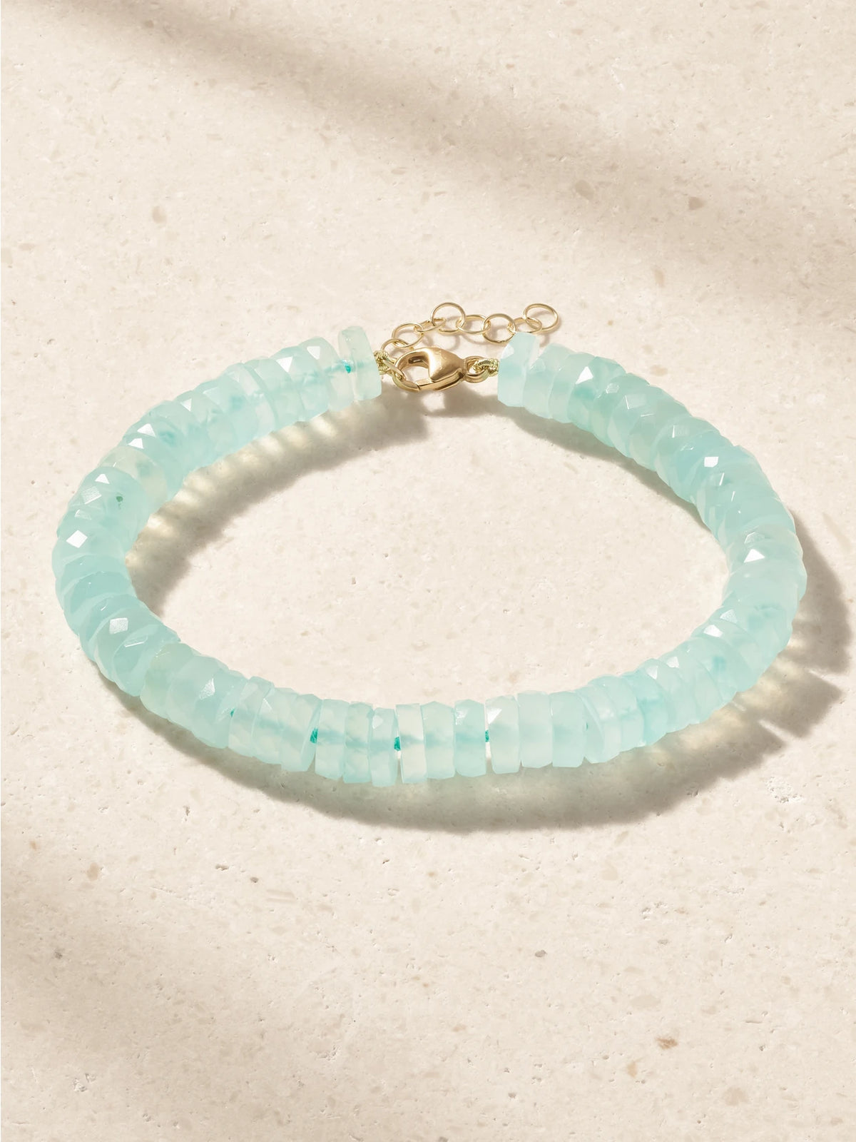 JIA JIA Aurora Maldives 14-karat Gold Chalcedony Beaded Bracelet