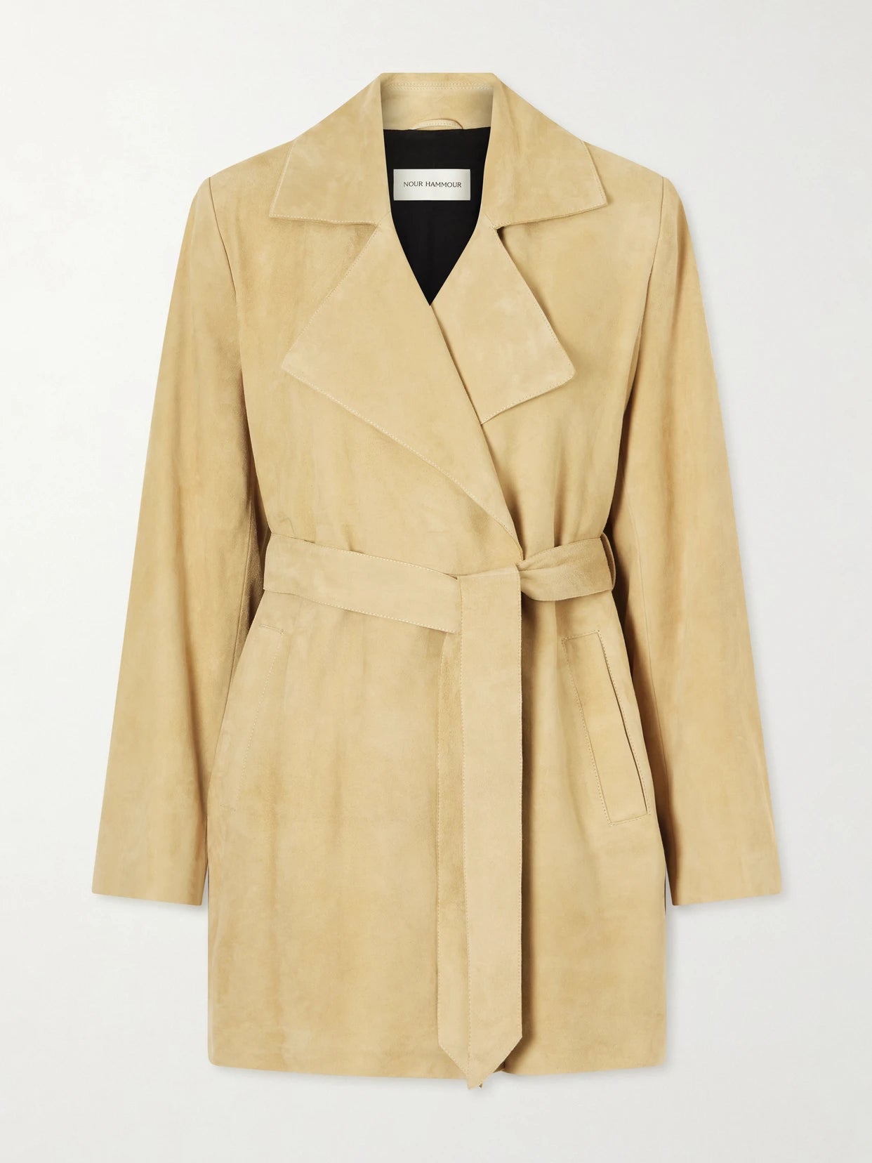 Kerry Belted Suede Jacket