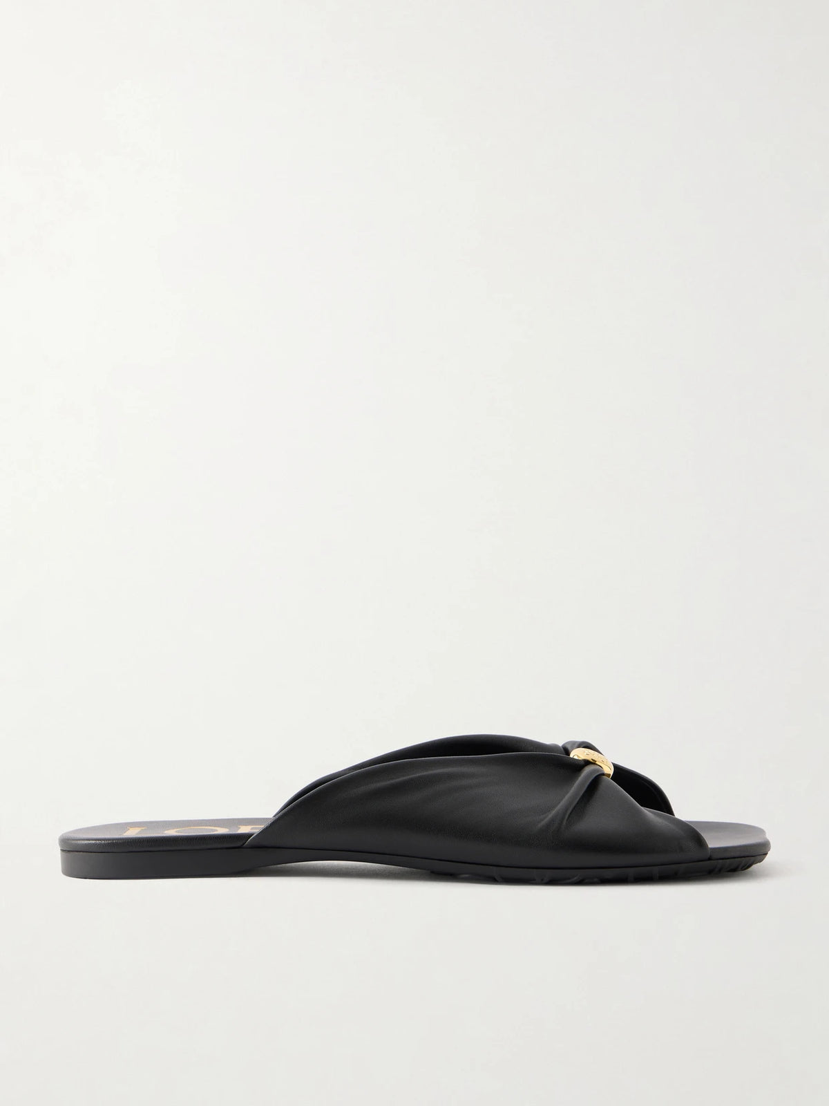 + Paula's Ibiza Pebble Leather Slides