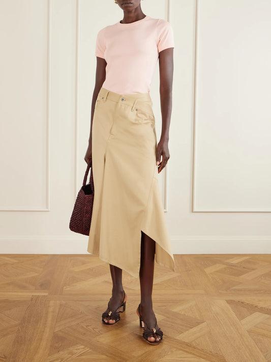 Image of Heels. Product name - Minna 60 Suede Sandals in Dark brown colour by brand - Loeffler Randall