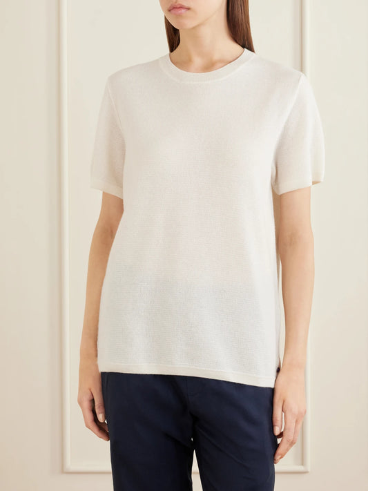 Signature Knitted Cashmere T-shirt