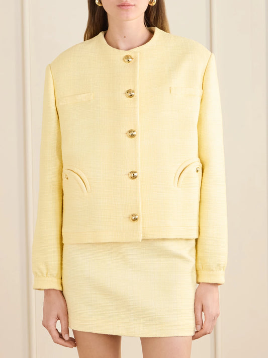 Gliss Cotton-blend Tweed Jacket