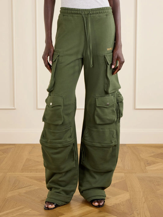 Cotton Tapered Cargo Pants