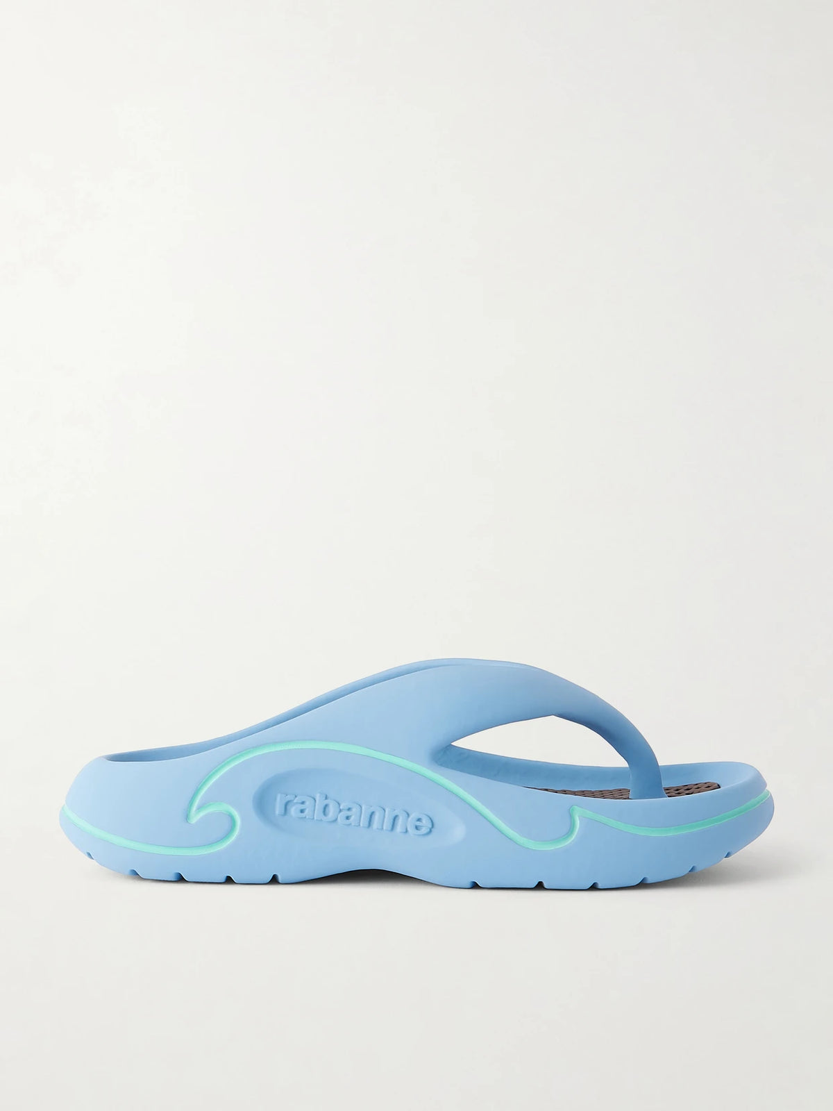3d Logo-embossed Thong Sandals