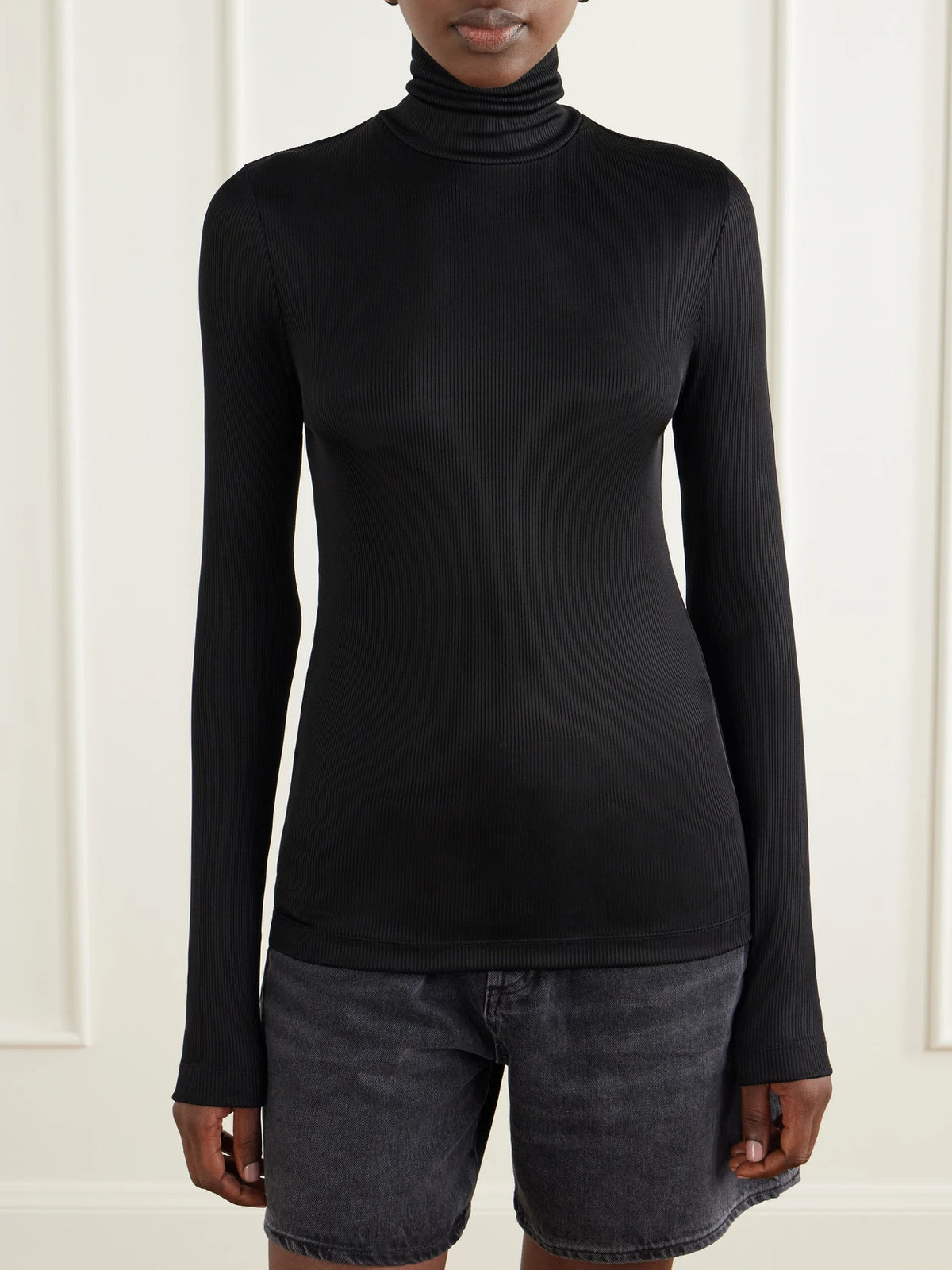 AGOLDE Delphi Ribbed Stretch T-shirt
