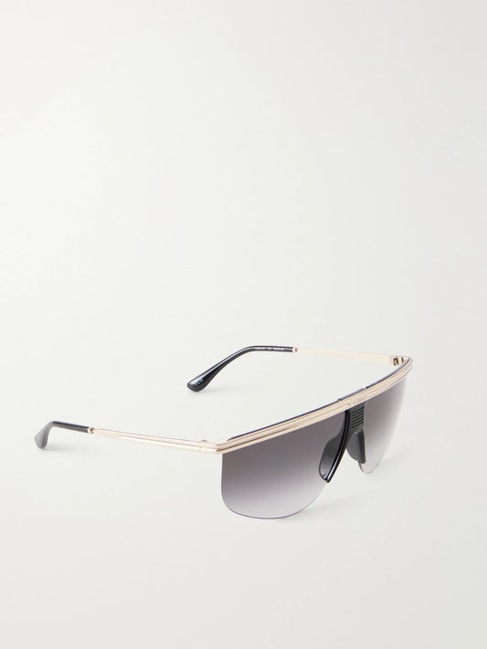 Chloé D-frame Gold-tone Sunglasses