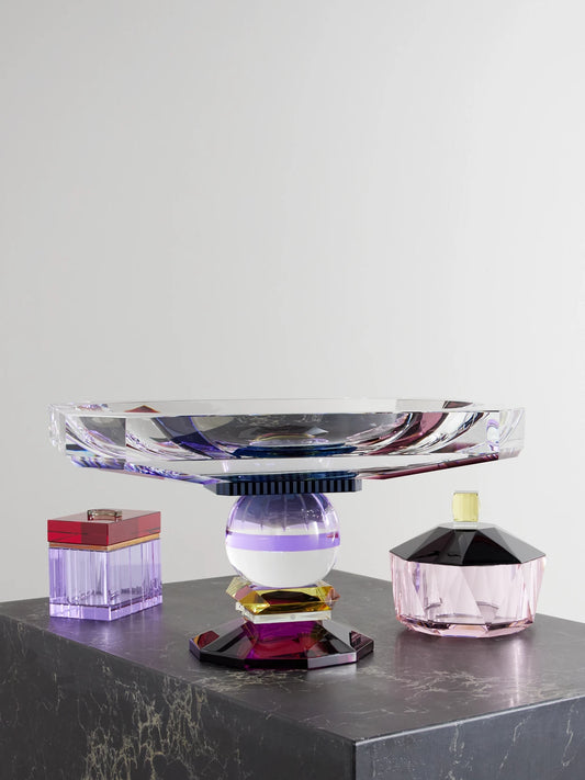 Image of Decor. Product name - Georgia Crystal Bowl in Multi colour by brand - Reflections Copenhagen