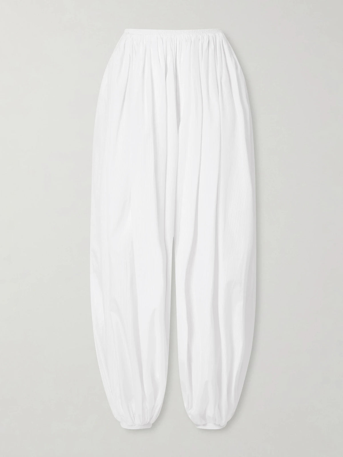 Alaïa Striped Cotton-poplin Balloon Pants