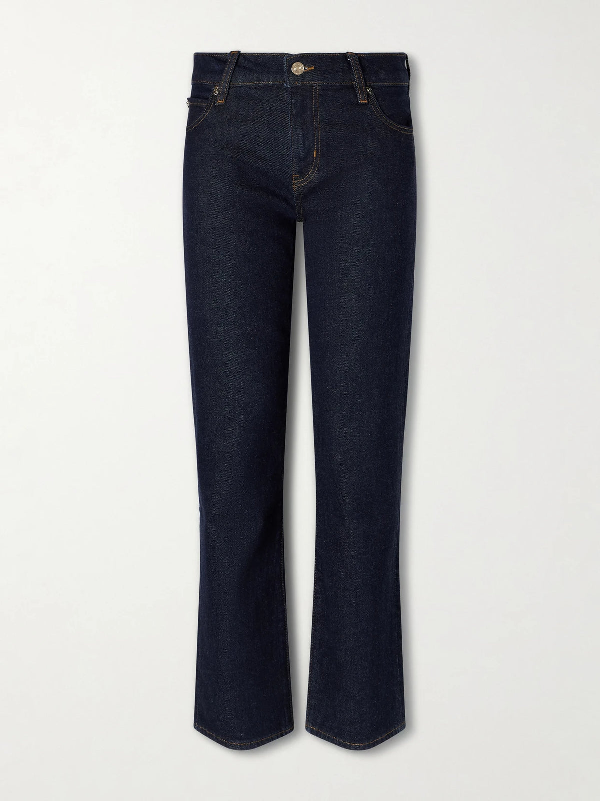FRAME The Cigarette Low-rise Slim-fit Jeans