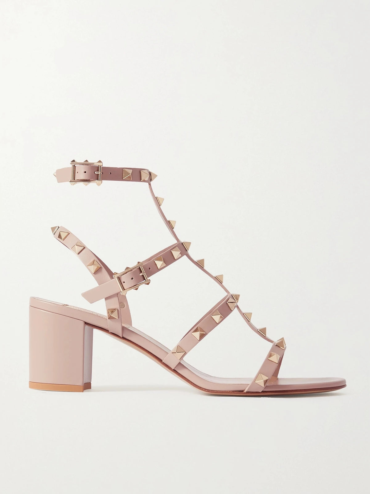 Rockstud 55 Leather Sandals