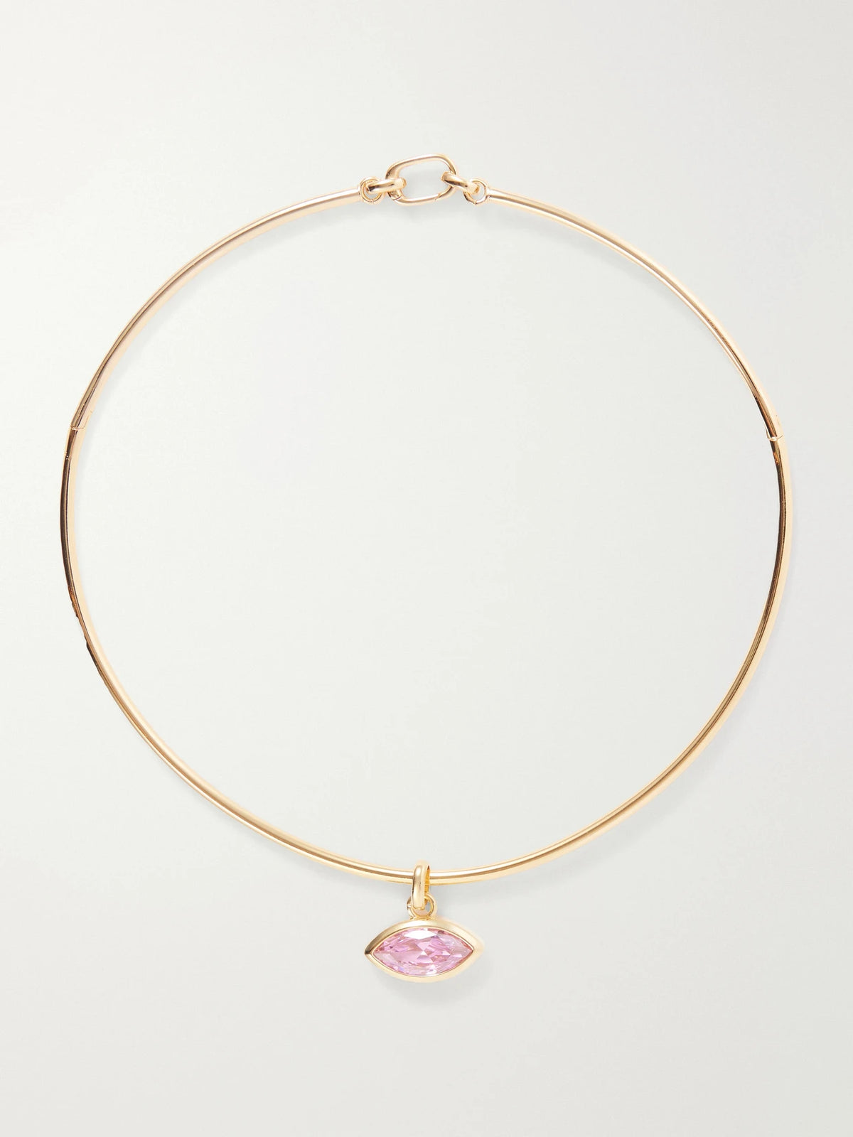 Martha Calvo Protection Sapphire Gold-toned Necklace