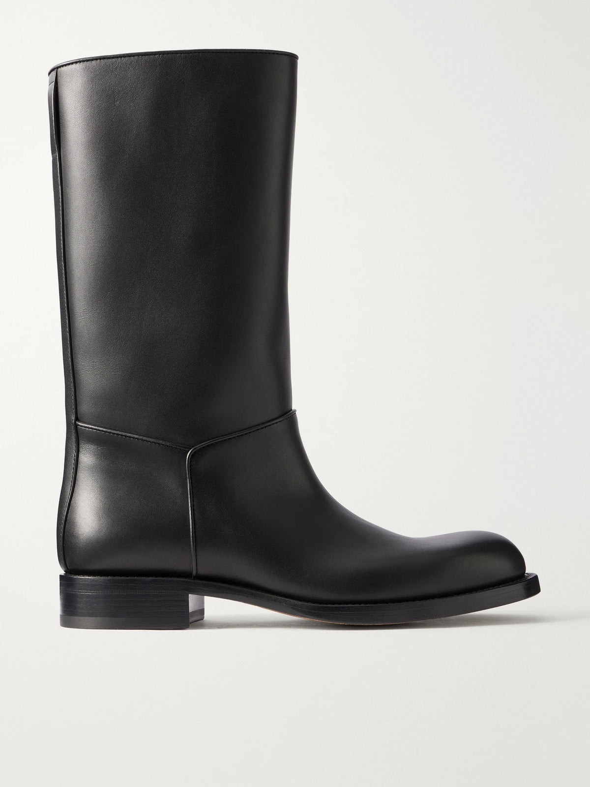 The Row Nobilis Leather Knee Boots